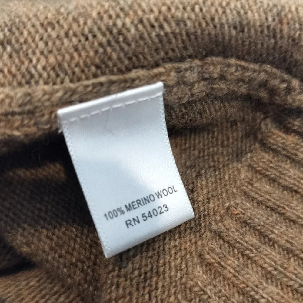 Banana Republic Heritage Merino Wool Sweater Large Mens Shawl Collar Classic